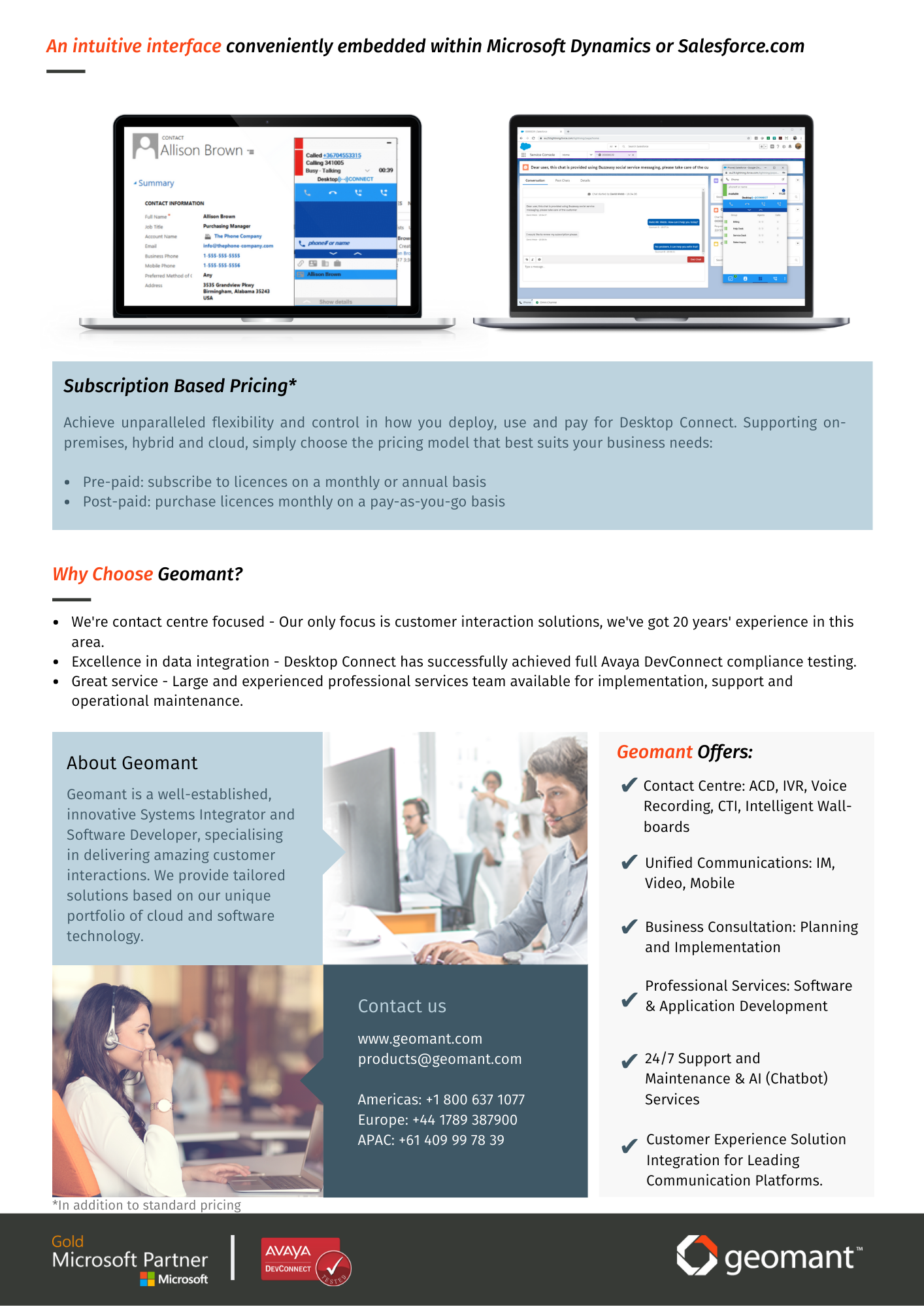 Desktop Connect with Buzzeasy Information sheet screenshot 2