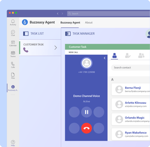 Buzzeasy Task Manager Dashboard | Microsoft Teams add on